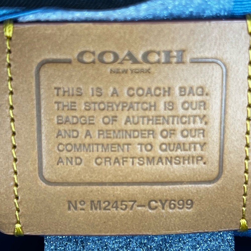 Coach Rowan Large Satchel Bag In Signature Canvas - Picture 13 of 15